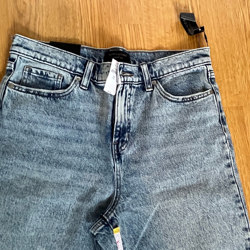 Banana Republic Light Blue Slouch Jeans with Cuff 6Tall - Picture 4 of 6